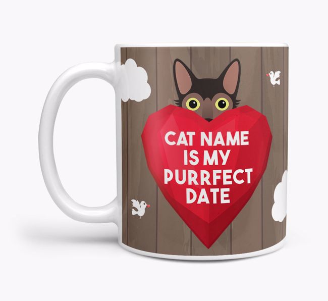 Purrfect Date: Personalized {breedCommonName} Mug